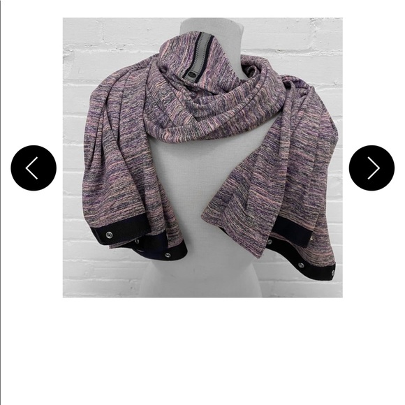 Lululemon Space Dye Camo Tender Violet Vinyasa Scarf/Wrap - Picture 4 of 6